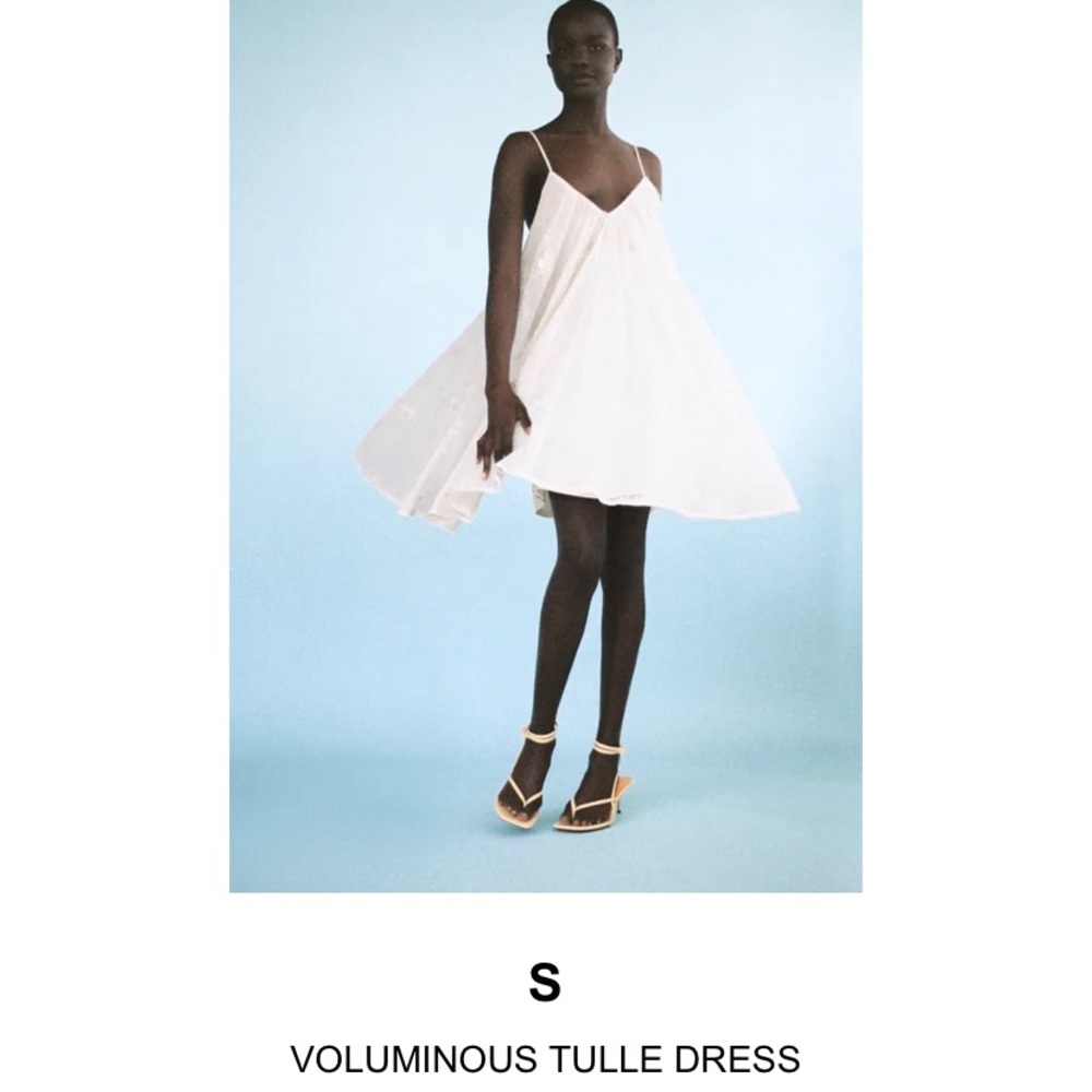 ZARA VOLUMINOUS TULLE DRESS - never worn